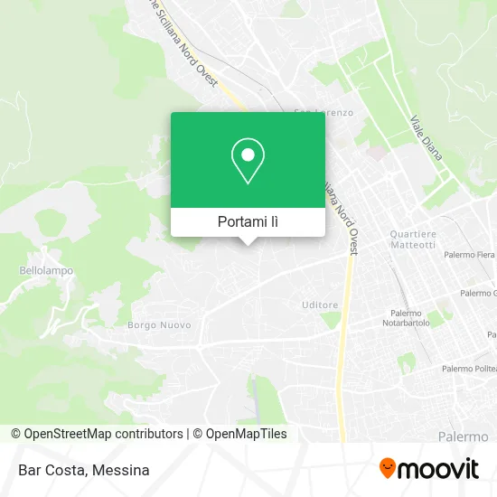 Mappa Bar Costa