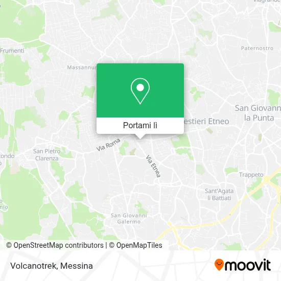 Mappa Volcanotrek