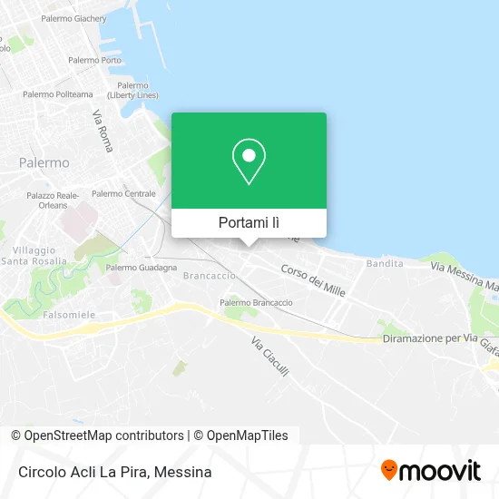 Mappa Circolo Acli La Pira