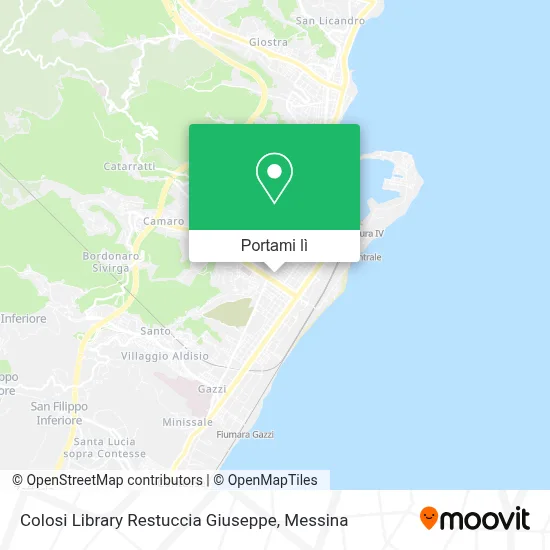 Mappa Colosi Library Restuccia Giuseppe