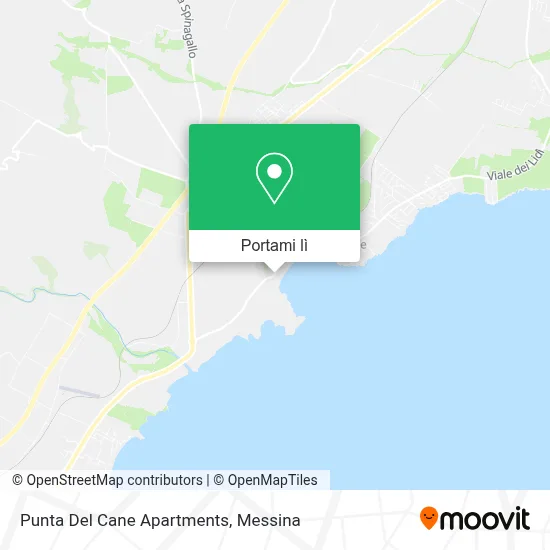 Mappa Punta Del Cane Apartments