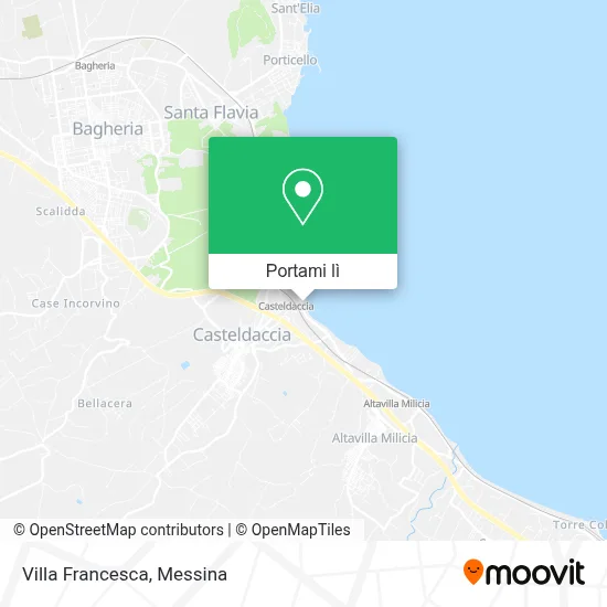 Mappa Villa Francesca