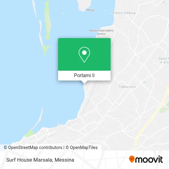 Mappa Surf House Marsala