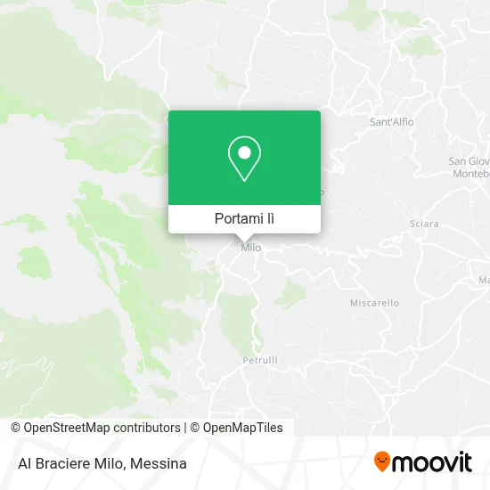 Mappa Al Braciere Milo