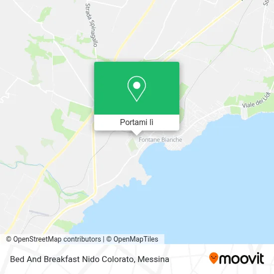 Mappa Bed And Breakfast Nido Colorato