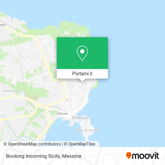 Mappa Booking Incoming Sicily