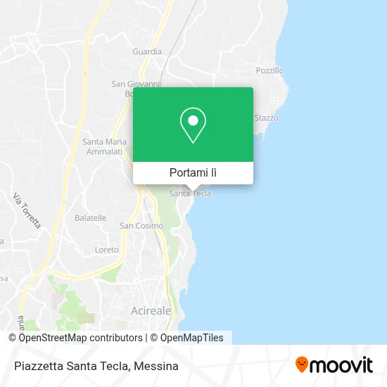 Mappa Piazzetta Santa Tecla