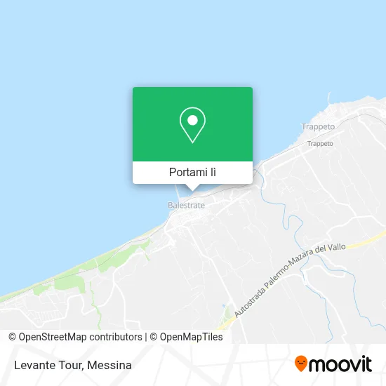 Mappa Levante Tour
