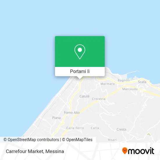 Mappa Carrefour Market
