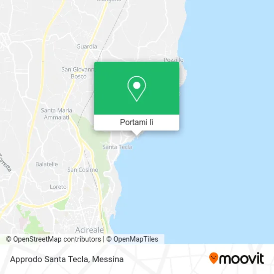 Mappa Approdo Santa Tecla