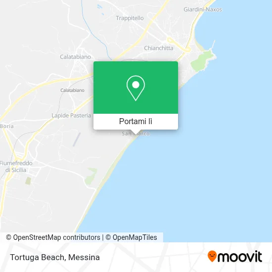 Mappa Tortuga Beach