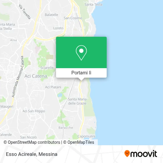 Mappa Esso Acireale