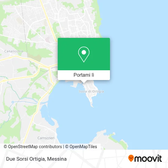 Mappa Due Sorsi Ortigia