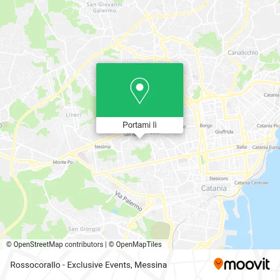Mappa Rossocorallo - Exclusive Events