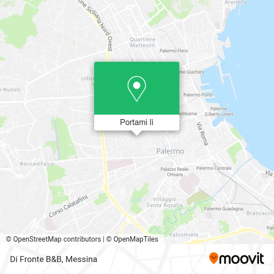 Mappa Di Fronte B&B