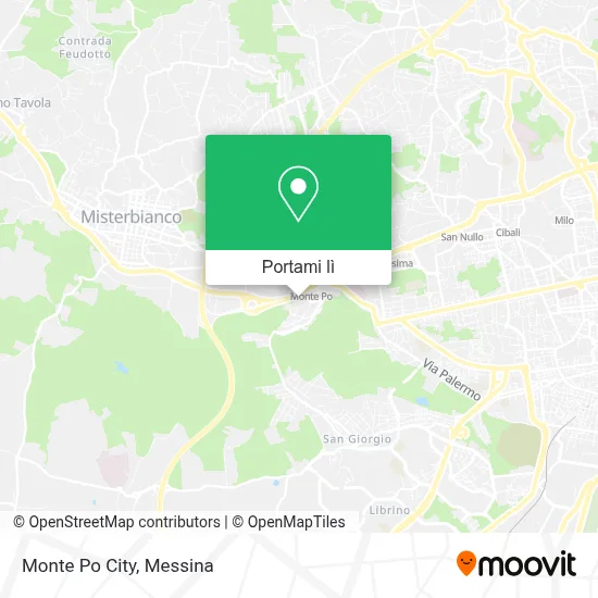 Mappa Monte Po City