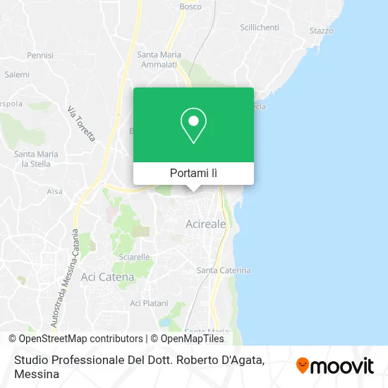 Mappa Studio Professionale Del Dott. Roberto D'Agata