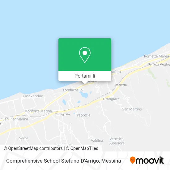Mappa Comprehensive School Stefano D'Arrigo