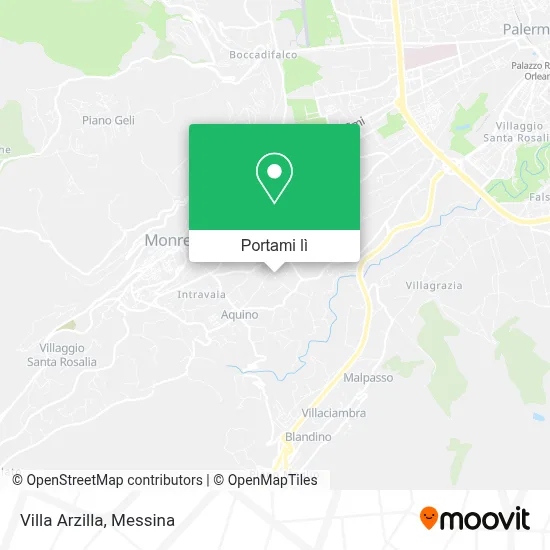Mappa Villa Arzilla