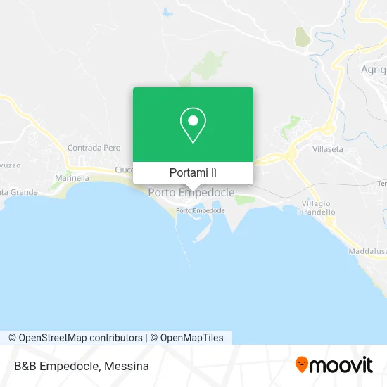 Mappa B&B Empedocle