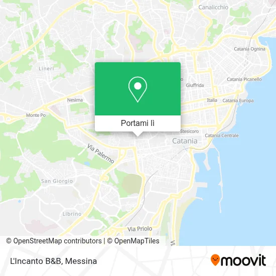 Mappa L'Incanto B&B