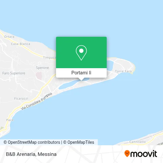 Mappa B&B Arenaria