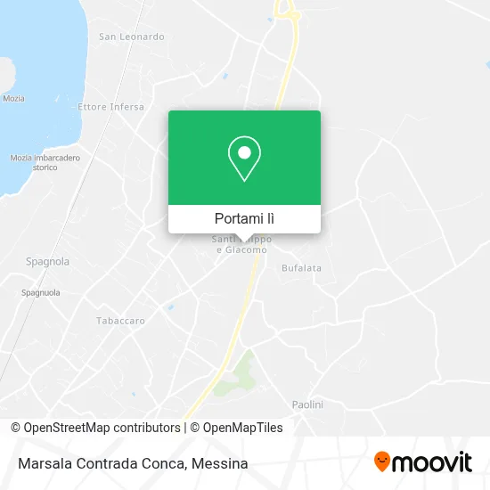 Mappa Marsala Contrada Conca