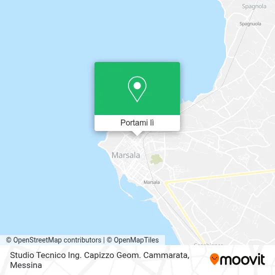 Mappa Studio Tecnico Ing. Capizzo Geom. Cammarata