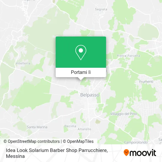 Mappa Idea Look Solarium Barber Shop Parrucchiere