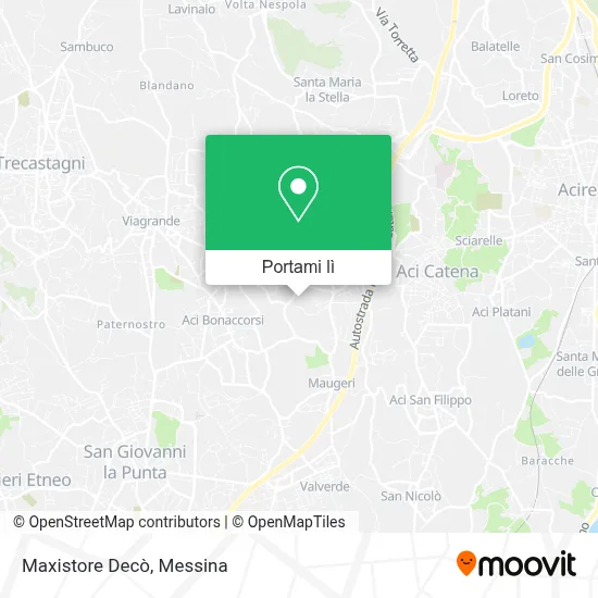 Mappa Maxistore Decò