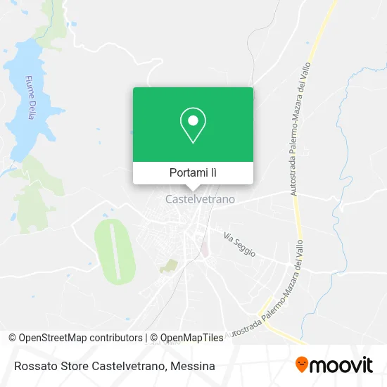 Mappa Rossato Store Castelvetrano