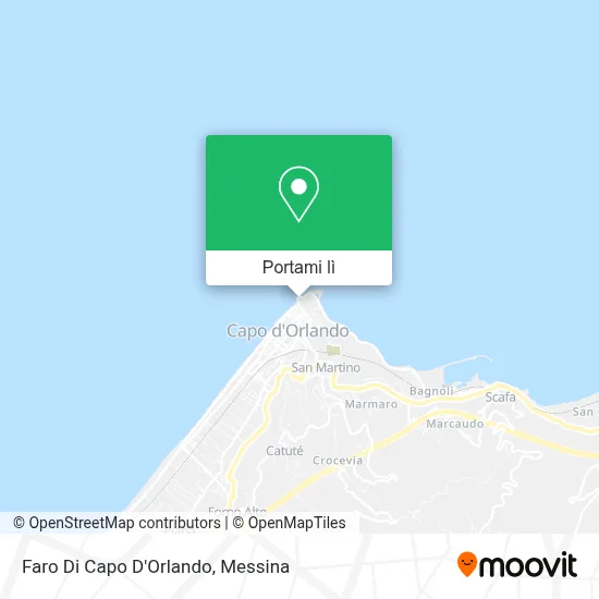 Mappa Faro Di Capo D'Orlando