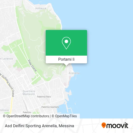 Mappa Asd Delfini Sporting Arenella