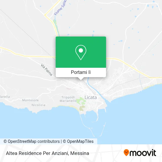 Mappa Altea Residence Per Anziani