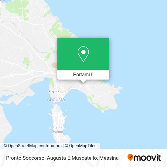 Mappa Pronto Soccorso: Augusta E.Muscatello