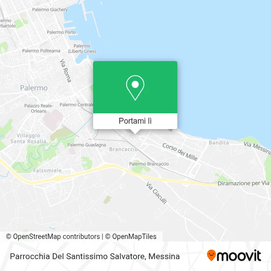 Mappa Parrocchia Del Santissimo Salvatore