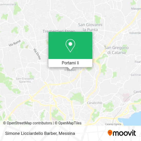 Mappa Simone Licciardello Barber