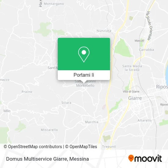 Mappa Domus Multiservice Giarre