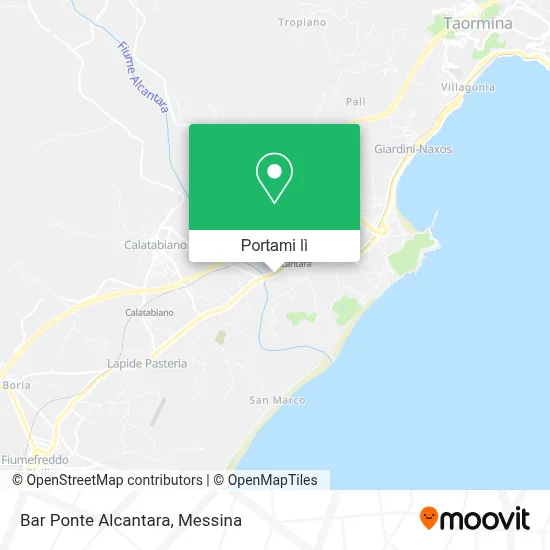 Mappa Bar Ponte Alcantara