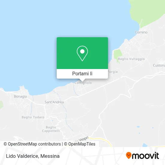 Mappa Lido Valderice