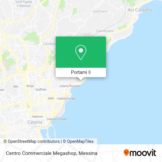 Mappa Centro Commerciale Megashop