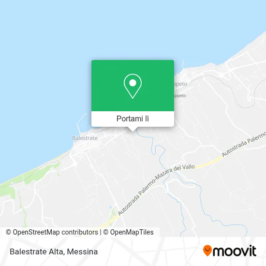 Mappa Balestrate Alta