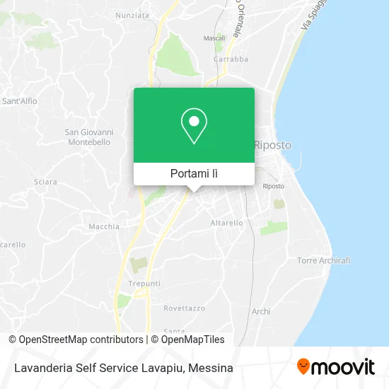 Mappa Lavanderia Self Service Lavapiu