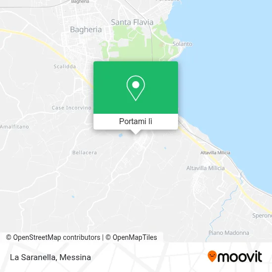 Mappa La Saranella