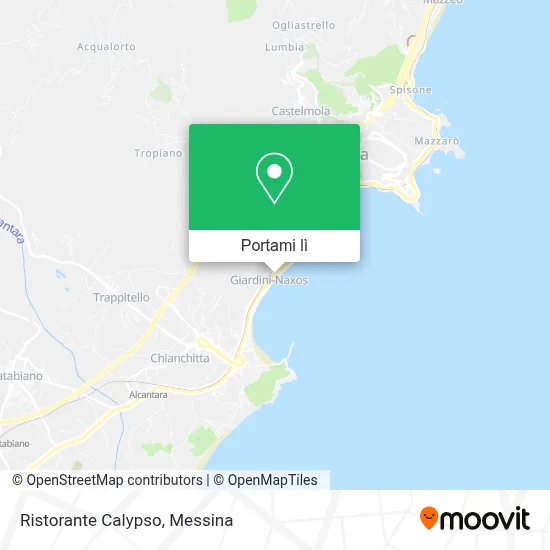 Mappa Ristorante Calypso
