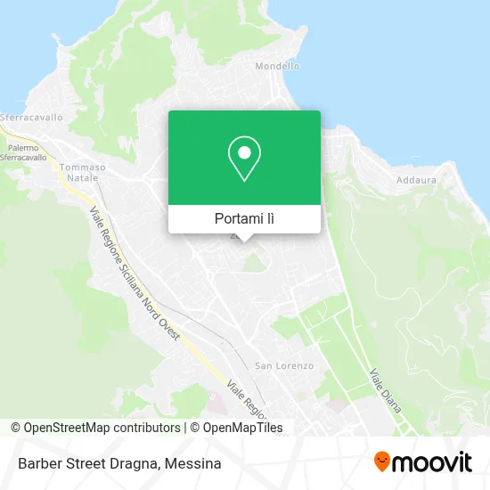 Mappa Barber Street Dragna
