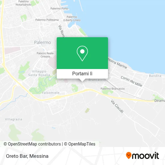 Mappa Oreto Bar