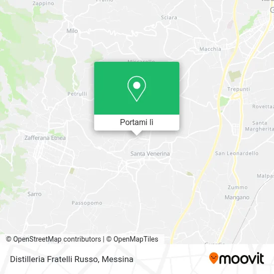 Mappa Distilleria Fratelli Russo