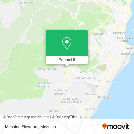 Mappa Messina Elevators