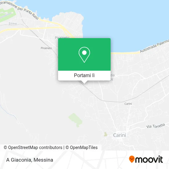 Mappa A Giaconia